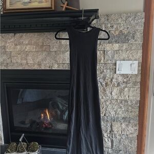 NWOT Universal Thread Sleek Black Maxi Dress